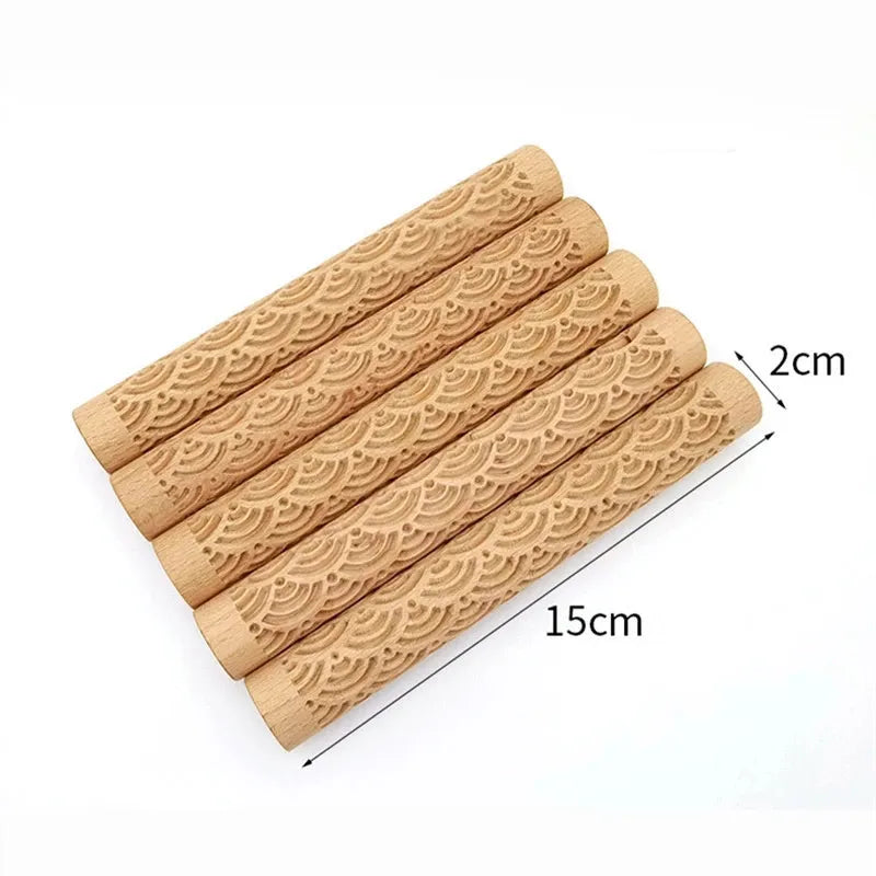 Rouleau de modelage en bois