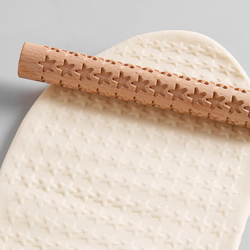 Rouleau de modelage en bois